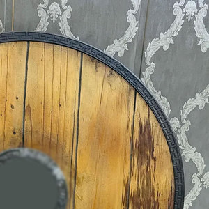 Escudo Redondo de Madera Estilo Básico para Espectáculos Teatrales, Eventos, Disfraces, Decoración de Pared y Colección - Product Image 6