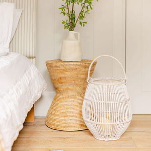 ผู้ผลิตสตูลหวายทำมือขายส่ง โต๊ะข้างหวายสานธรรมชาติ เฟอร์นิเจอร์สำหรับห้องนั่งเล่น - Product Image 2