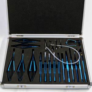 Kit manuel de chirurgie ophtalmique pour cataracte, 40 pièces, en acier inoxydable, pour implantation/élimination manuelle des IOL et des lentilles de cataracte - Product Image 6
