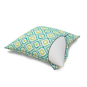 Printed Pillow Covers from Viet Nam HDT Waterproof UV Resistant Ikat <b>Throw</b> Pillow Outdoor <b>Chair</b> Protection 30 days - Product Image 1