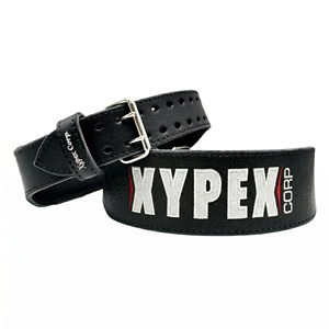 Customize Embroidered Logo Cowhide Soft Weightlifting <b>Belt</b> Professional High Quality Adjustable Rigid Genuine Full Grain Leather - Product Image 1