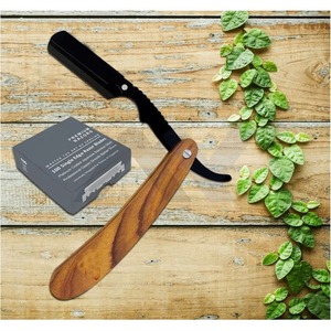 Rasoir de Barbier Vintage Premium à Lame Droite, Qualité Professionnelle de Salon, Shavette pour le Modelage de la Barbe et le Rasage Humide - Product Image 4