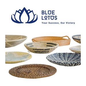 LOS MÁS VENDIDOS: Juego de 4 Platos Decorativos de Pared de Seagrass Tejido Ecológico Moderno para Decoración de Fiestas Escolares y de Cumpleaños - Importadores - Product Image 1