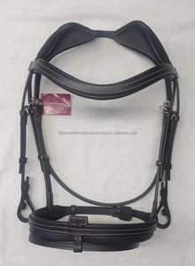 La mejor calidad Diseño anatómico Doma Snaffle Brida Material de cuero de caballo de alta calidad - Product Image 4