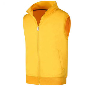 <b>Light</b> Canvas Windproof Vest Sleeveless Zipper Hoodless Full-Zip Waterproof Breathable Reversible Winter Outerwear - Product Image 1
