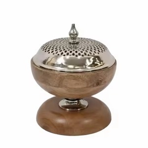 Minimal Handcrafted Epoxy Resin Sandalwood Square Shaped Customized Size Bakhoor Incense <b>Burner</b> Home Office Ramadan Eid Festive - Product Image 5