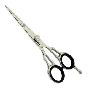 Professionnel 5.0 pouces Salon de coiffure ciseaux de coupe de cheveux conception de fantaisie lame droite pour la beauté utilisation en gros - Product Image 2