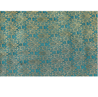 Tissu Brocart Poly Respirant Écologique Premium Imprimé Floral Abstrait Doux Brillant Léger 44 Pouces Textile Mode Fille