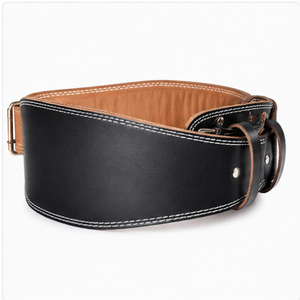 Weightlifting Leather Belt Power Training Synthetic Gym Exercise Lower <b>Back</b> <b>Support</b> by Standard International - Product Image 4