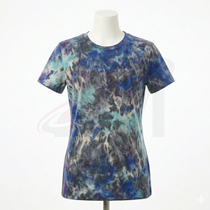 Camiseta Oversize para Mujer, Lavado Ácido, Estilo Vintage, Corte Holgado, Tela de Algodón Suave, Transpirable, Casual, Moda Urbana de Verano - Product Image 1
