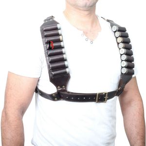 Holster vertical en cuir de mouton personnalisé avec impression par transfert thermique, boucle en acier, sangles réglables, largeur 4,5 cm - Product Image 4