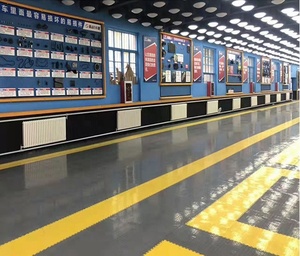 Interlocking Garage Tile PVC <b>Plastic</b> Flooring Heavy Duty Industrial Floor PVC Coin Indoor Waterproof Vinyl Flooring 6mm - Product Image 4