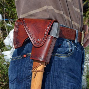 Protector de Cuchilla de Hacha de Cuero para Trabajo de Campo, Protector de Herramientas de Cuero para Aventuras al Aire Libre - Product Image 4