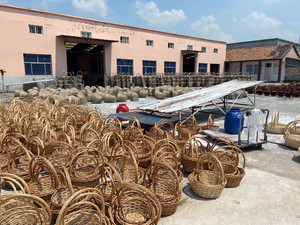 Plateau en jonc de mer artisanal de haute qualité avec couverture alimentaire en lin multifonctionnel dans les décorations du Ramadan écologique - Product Image 6