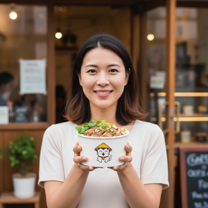 ชามกระดาษแบบใช้แล้วทิ้งรักษ์โลกสำหรับก๋วยเตี๋ยว ข้าว คุกกี้ ขนาด 24 ออนซ์ แพ็คขายส่ง - Product Image 3