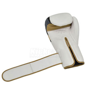 Durable Leather Boxing Gloves Hook Loop Closure for Gym <b>Practice</b> Fitness Workouts Comfortable Wrist Support Soft <b>Padding</b> - Product Image 4