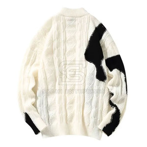 Fashion Knit <b>Men</b> Sweaters Warm <b>Pullover</b> For <b>Men</b> Casual Outings Office And Winter Use Durable Knit <b>Men</b> Sweaters - Product Image 2