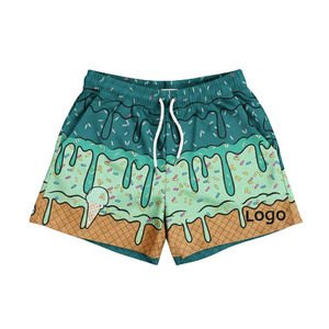 Pantalones Cortos Deportivos Transpirables de Doble Capa para Hombre, Sublimados, 100% Poliéster, para Gimnasio, Baloncesto, Personalizados - Product Image 2