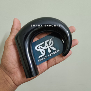 Poignée de bâton de marche en corne de buffle polie Crook Cane Head Handmade Hook Grip pour canne en bois et bâton de mobilité - Product Image 5