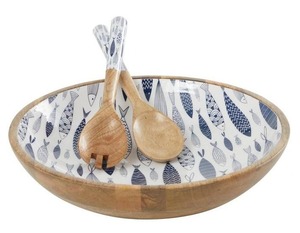 Belle coupelle de service en bois au design intemporel, idéale pour les occasions spéciales ou comme accessoire essentiel au quotidien - Product Image 2