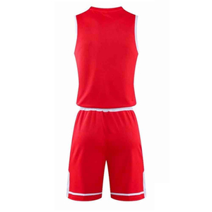 Ensemble d'uniformes de basket-ball classiques pour équipe, design sans manches respirant, 100 % polyester, séchage rapide, vêtements de sport d'été - Product Image 3