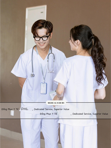 Factory Wholesale V Neck Hospital Workwear <b>Doctor</b> Nursing Medical Clothing Scrubs Uniforms <b>Sets</b> - Product Image 1