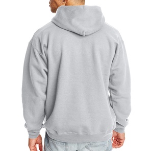 Ventes en gros de sweats à capuche d'hiver surdimensionnés pour hommes en spandex/coton, personnalisés OEM, avec design à demi-zip en velours, impression écologique - Product Image 2