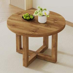 Table basse en bois de qualité supérieure, conçue pour sublimer la décoration du salon avec des tons chauds naturels - Product Image 2