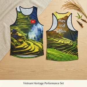 Custom Runner Tank Top OEM ODM Wholesale Quick Dry <b>Running</b> <b>Singlet</b> Manufacturer - Product Image 1
