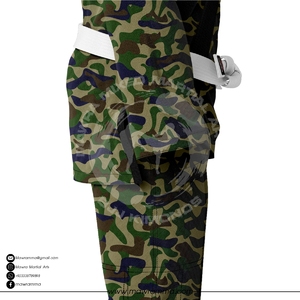 ผู้ผลิตชุดยิวยิตสูบราซิลเลี่ยนคุณภาพพรีเมียม ผ้าทอเพิร์ลวีฟ 100% ผ้าฝ้าย ซับในแบบซับลิเมชั่น รับผลิตตามแบบ OEM พร้อมโลโก้ - Product Image 4