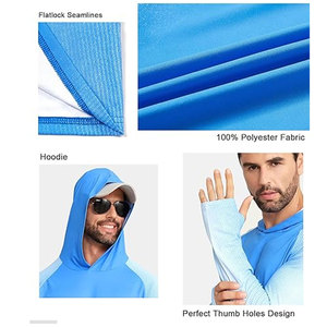 Sudadera Moderna para Pesca con Protección Solar UPF 50, Transpirable, Tejido de Poliéster/Nailon, Corte Elegante - Product Image 6