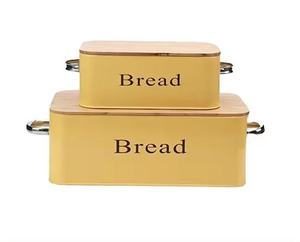 Metal Bread <b>Box</b> For Countertop Storage Of Bread Muffins <b>Cookies</b> Pastries And Bakery Food Products - Product Image 5