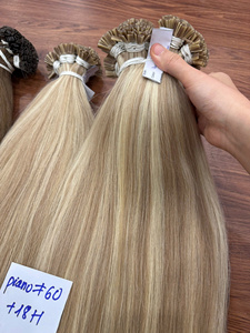 Nouvelles arrivées : lots de cheveux vietnamiens bruts de février # Extensions de cheveux naturels lisses à pointe plate 60/18H, 100% cheveux vierges d'un seul donneur - Product Image 2