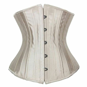 Nouveau style de gaine amincissante respirante pour femme, avec corset à baleines, effet ventre plat, maintien ferme, ajustement moulant à la taille, décolleté en V sexy et découpes - Product Image 1