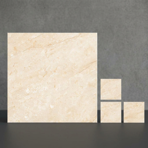 Qualité exportation Crema Italia Ivoire Design émaillé poli 600x600 60x60cm Porcelaine brillante Carreaux de sol en céramique Prix de gros - Product Image 3