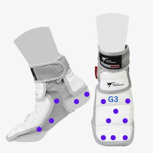 Protège-pieds de Taekwondo E Unique, léger, respirant, avec capteur, couleur et logo personnalisables, équipement sportif - Product Image 2