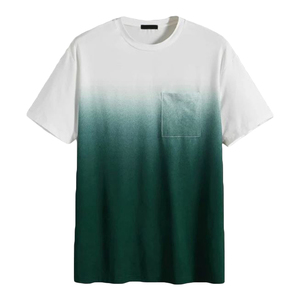 Camisetas de Hombre de Algodón Orgánico Transpirable con Lavado Ácido, Estilo Veraniego, Moda Formal, Ropa de Calle, Prendas Superiores para Exteriores - Product Image 1