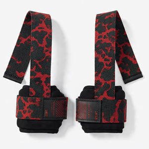 Fitness <b>Weight</b> Lifting Straps <b>Wrist</b> Support Power Strap Pull Up Powerlifting Printed Straps - Product Image 1