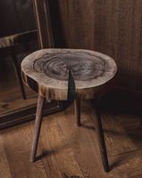 Table basse portable traditionnelle en fer forgé Supremes pour la maison, au design élégant