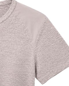 Customized Women Beige Quick Dry Sports T Shirt Breathable Lightweight Gym Running Workout Athletic Activewear Tee <b>Top</b> - Product Image 5