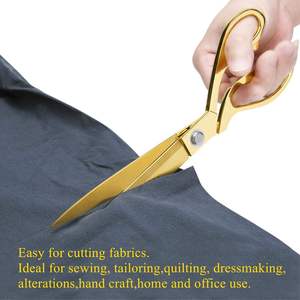 Ciseaux de couture robustes pour couper le tissu, le textile, le cuir et les matériaux vestimentaires avec des lames aiguisées de précision - Product Image 6