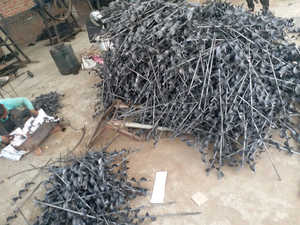 Foret à tarière en métal de jardin vert Source d'alimentation manuelle pour creuser et planter des ampoules dans le jardin - Product Image 6