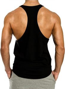 Factory Cheap Breathable Embroidery Muscle Fit Plain Men's Tank Tops Sleeveless Workout 100% Cotton Quick Dry Crew Neck Casual - Product Image 2