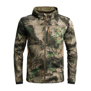 Chaqueta de caza con puños ajustables y capucha para protección contra el frío, ligera, de camuflaje, para hombre. - Product Image 2