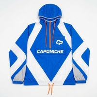 Ensemble veste et short unisexe personnalisé, imprimé, écologique, en nylon, avec fermeture éclair, à capuche, imperméable, léger, vêtements décontractés