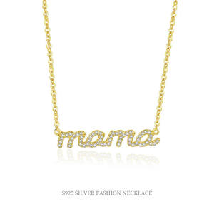 <b>Custom</b> <b>Name</b> Script Pendant <b>Necklace</b> Gold Plated Iced Lab Grown Diamond Personalized Unisex Jewelry for Wedding Party - Product Image 5