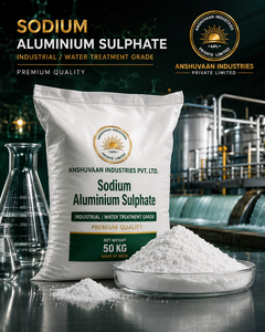 Sulfato de Sodio y Aluminio en Polvo, Grado Alimenticio, Producto Químico para Tratamiento de Agua, Polvo de Alumbre - Product Image 1