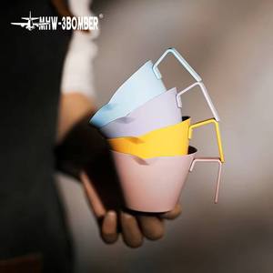 Modern Nordic Style Black Coated Measuring <b>Cup</b> Professional Strength Culinary Grade Steel Portioning Device - Product Image 2