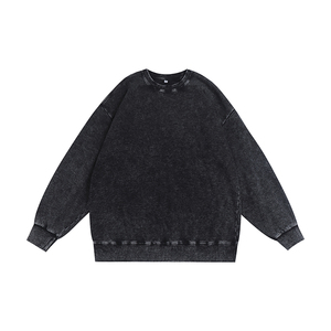 Men's <b>Warm</b> <b>Fleece</b> Pullover Sweatshirt Long Sleeve Casual Streetwear Custom Design OEM ODM Factory Production - Product Image 1