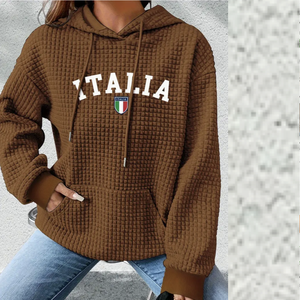 100% sweats à capuche et sweat-shirts en coton du Pakistan Design personnalisé 100% sweat à capuche surdimensionné en coton épais épaules tombantes sweats à capuche pour femmes - Product Image 3